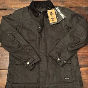 Harley-Davidson Mesa Waxed Riding Jacket Black Size Medium Mens $250 Black